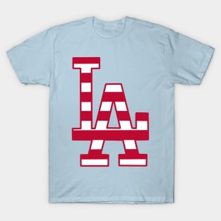 United States Independence Day Letter LA T-Shirt